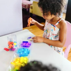 4 cubes lumineux Alex jaune