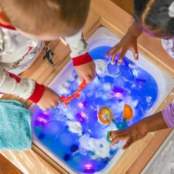 4 cubes lumineux Lila violet