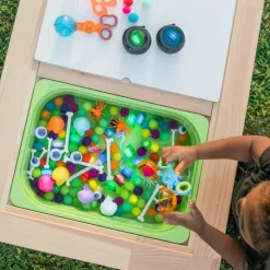 4 cubes lumineux Pippa vert