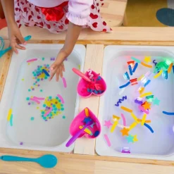 4 cubes lumineux Sammy rouge