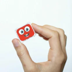 4 cubes lumineux Sammy rouge