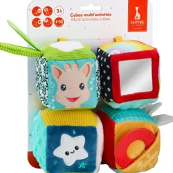 4 cubes multi'activités Sophie la girafe