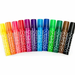 12 gros feutres pointes coniques Les Toupitis