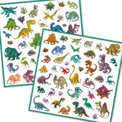 160 stickers Dinosaures