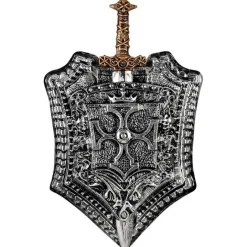 Accessoires de chevalier bouclier et épée Milan