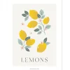 Affiche citrons Lemons (30 x 40 cm)