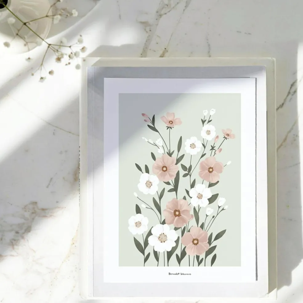 Affiche Eclosion florale (30x40 cm)