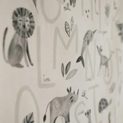 Affiche en tissu L'abécédaire