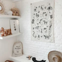 Affiche en tissu L'abécédaire