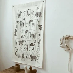 Affiche en tissu L'abécédaire