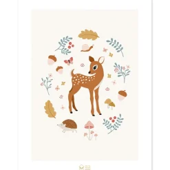 Affiche faon Sweet Fawn (30 x 40 cm)