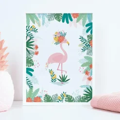 Affiche Flamant rose Rio (30 x 40 cm)