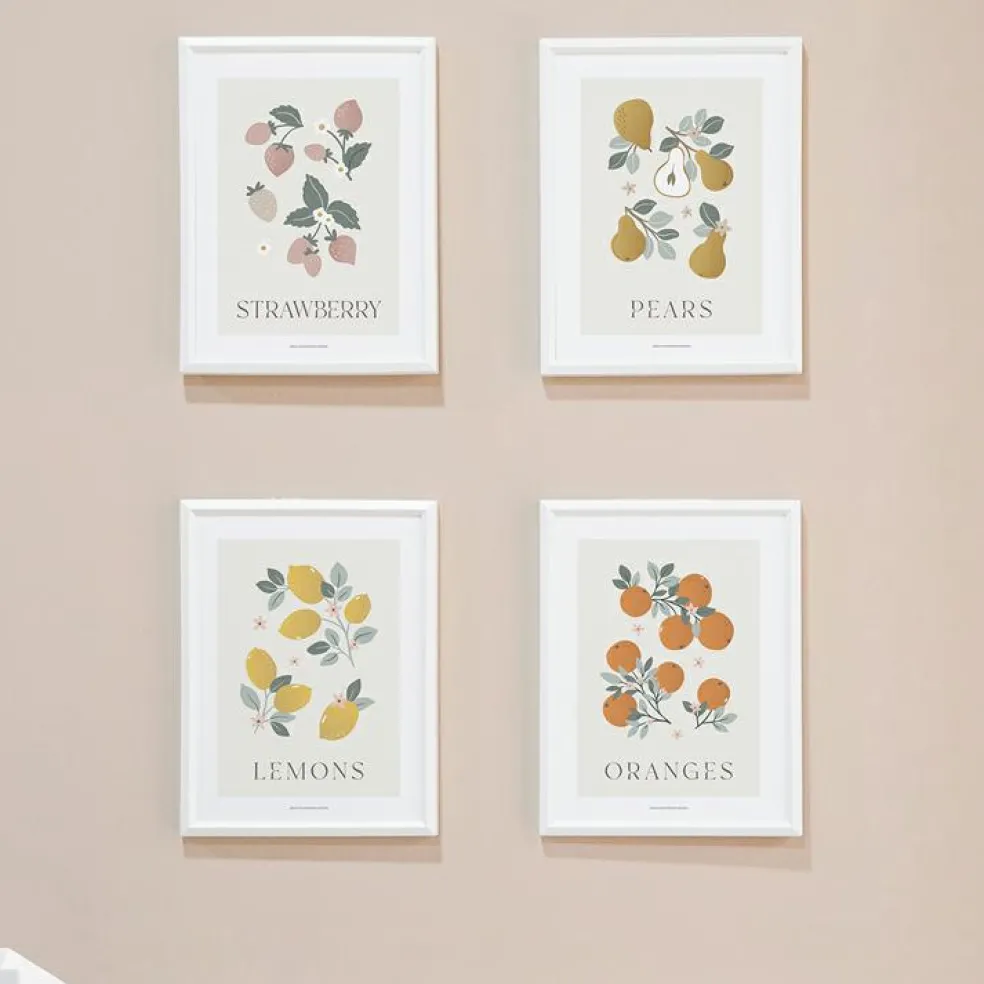 Affiche fraise Strawberry (30 x 40 cm)