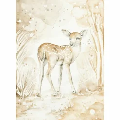 Affiche Lovely Friends Faon (50 x 70 cm)