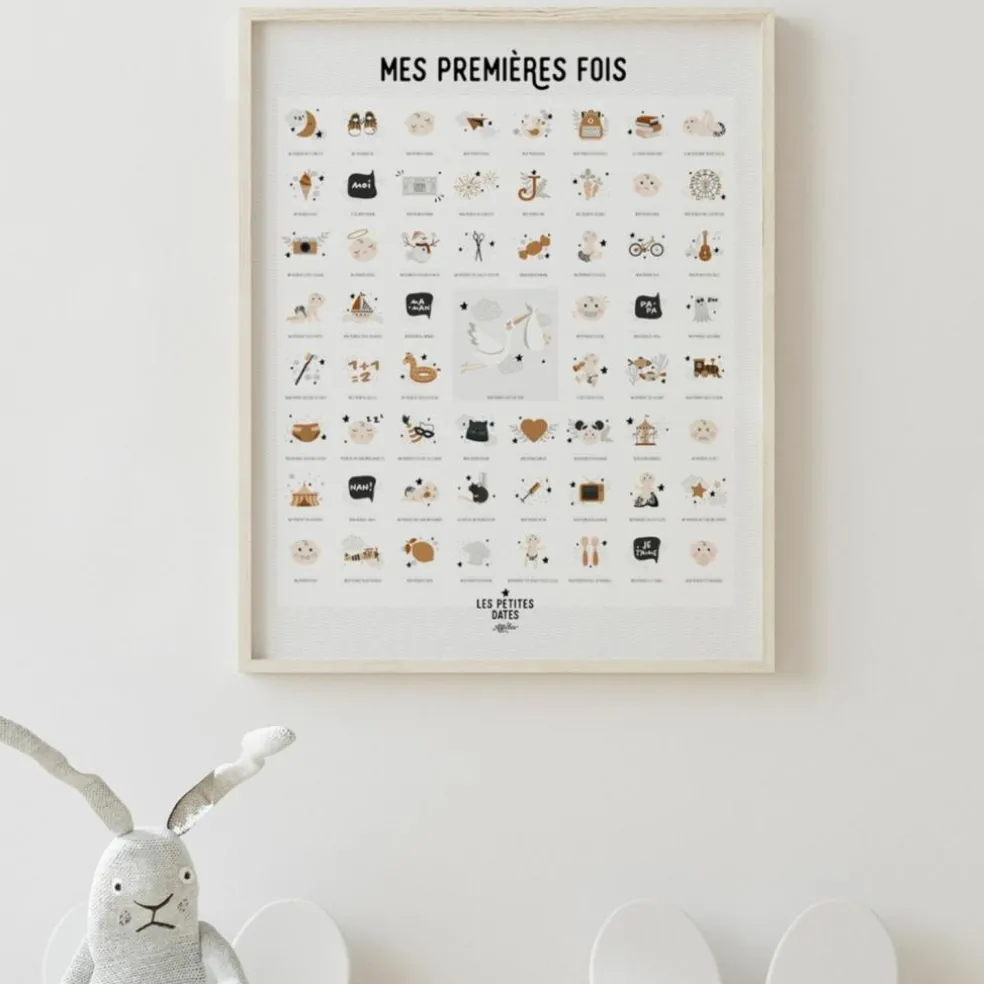 Affiche Mes Premières Fois Originale maman et papa (40 x 50 cm)