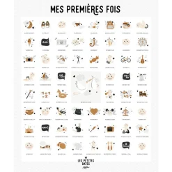 Affiche Mes Premières Fois Originale maman et papa (40 x 50 cm)