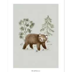 Affiche ours Little Bear (30 x 40 cm)
