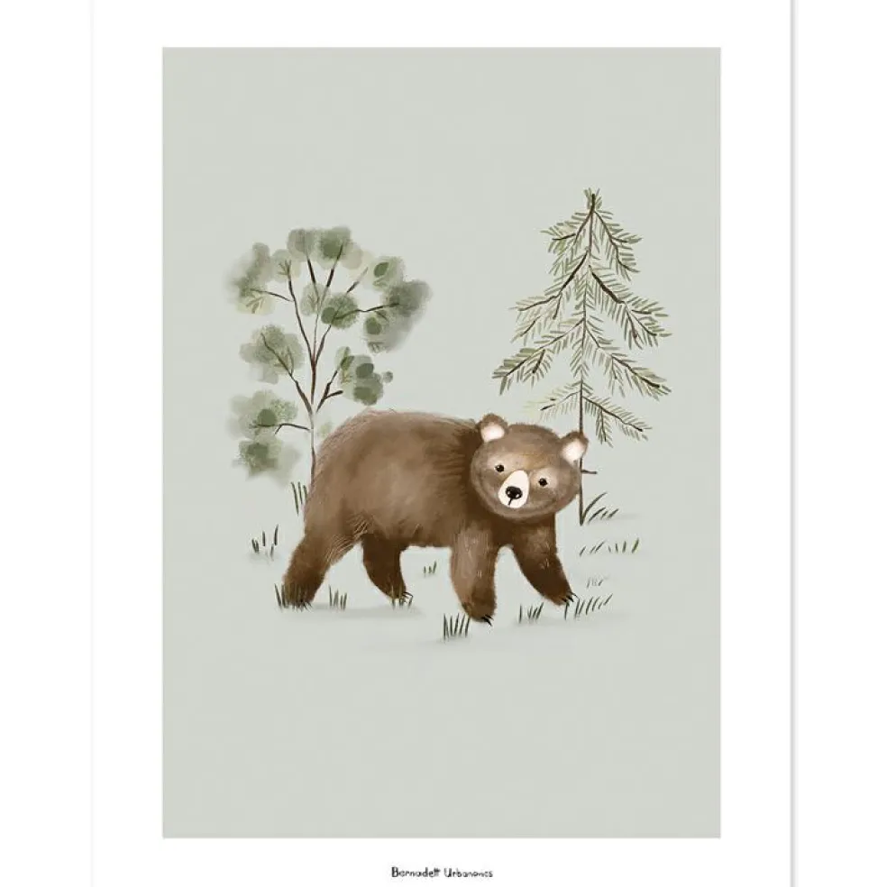 Affiche ours Little Bear (30 x 40 cm)