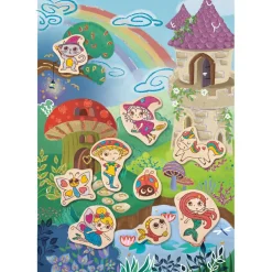 Aimants féeriques à colorier