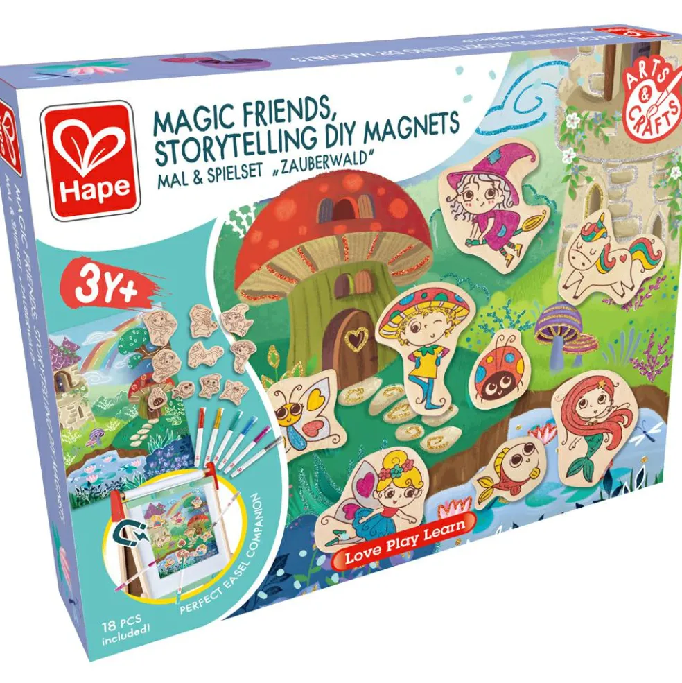 Aimants féeriques à colorier