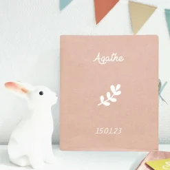 Album photo bébé Rose poudré (personnalisable)