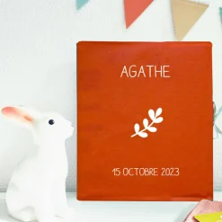 Album photo bébé Terracotta (personnalisable)