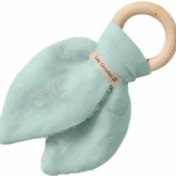 Anneau de dentition en bois Vert amande (personnalisable)