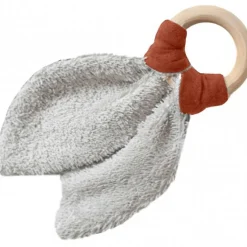 Anneau de dentition en bois Terracotta (personnalisable)