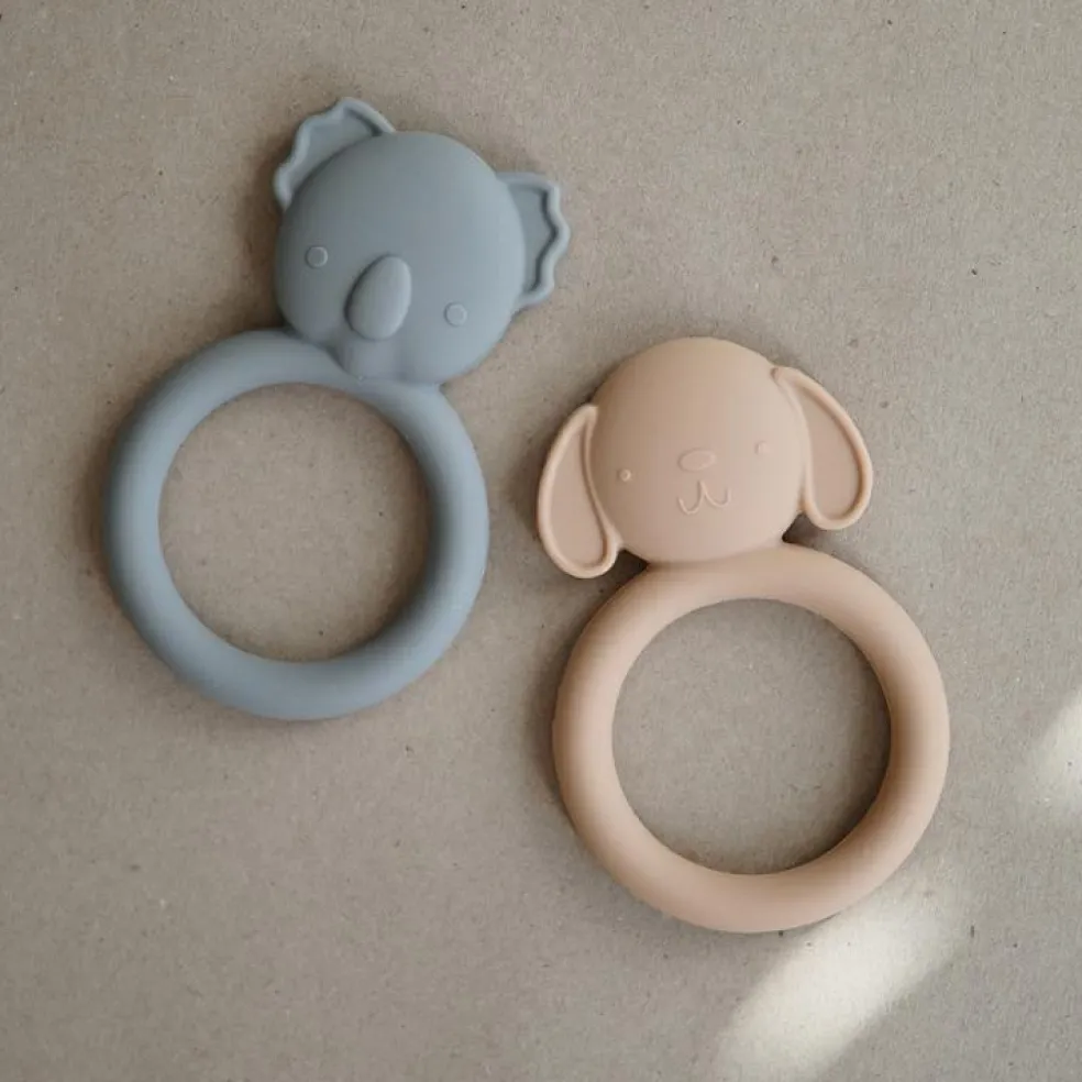 Anneau de dentition en silicone Dog