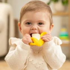 Anneau de dentition en silicone Banane