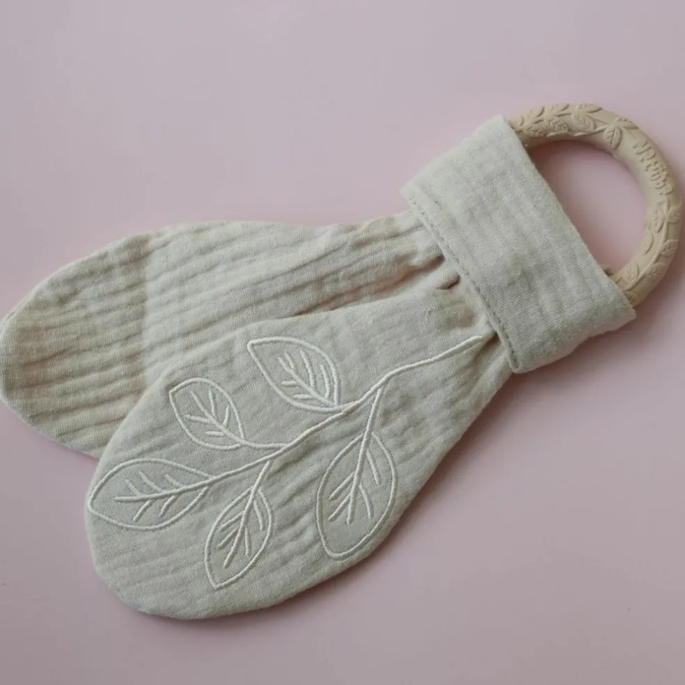 Anneau de dentition Leaf Cream