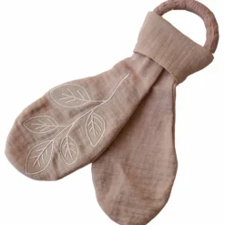 Anneau de dentition Leaf Rose