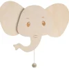 Applique murale en bois Wonder Eléphant