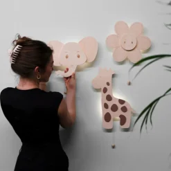 Applique murale en bois Wonder Eléphant