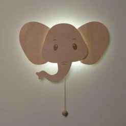 Applique murale en bois Wonder Eléphant