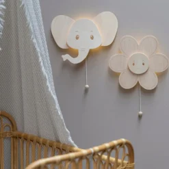 Applique murale en bois Wonder Fleur