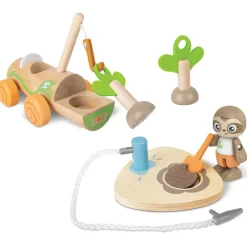 Arbre éolienne et voiture électrique