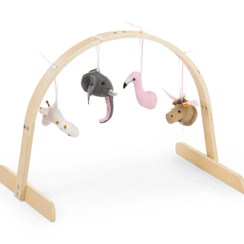 Arche de jeux en bois naturel