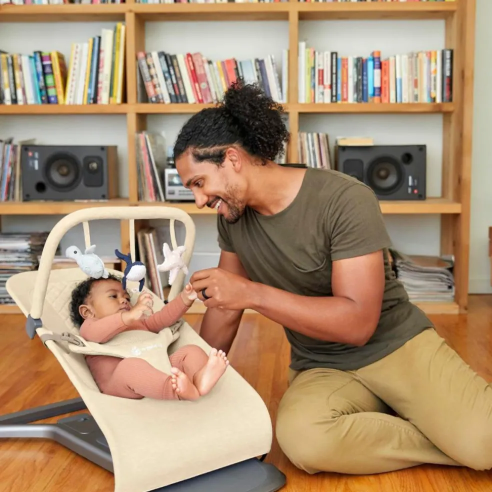 Arche de jeux pour transat Evolve 3 en 1 Ocean Wonders Cream