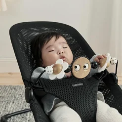 Arche de jeux pour transat Yeux espiègles noir et blanc