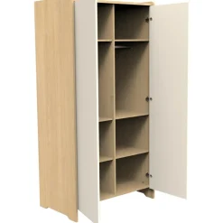 Armoire 2 porte Vanille