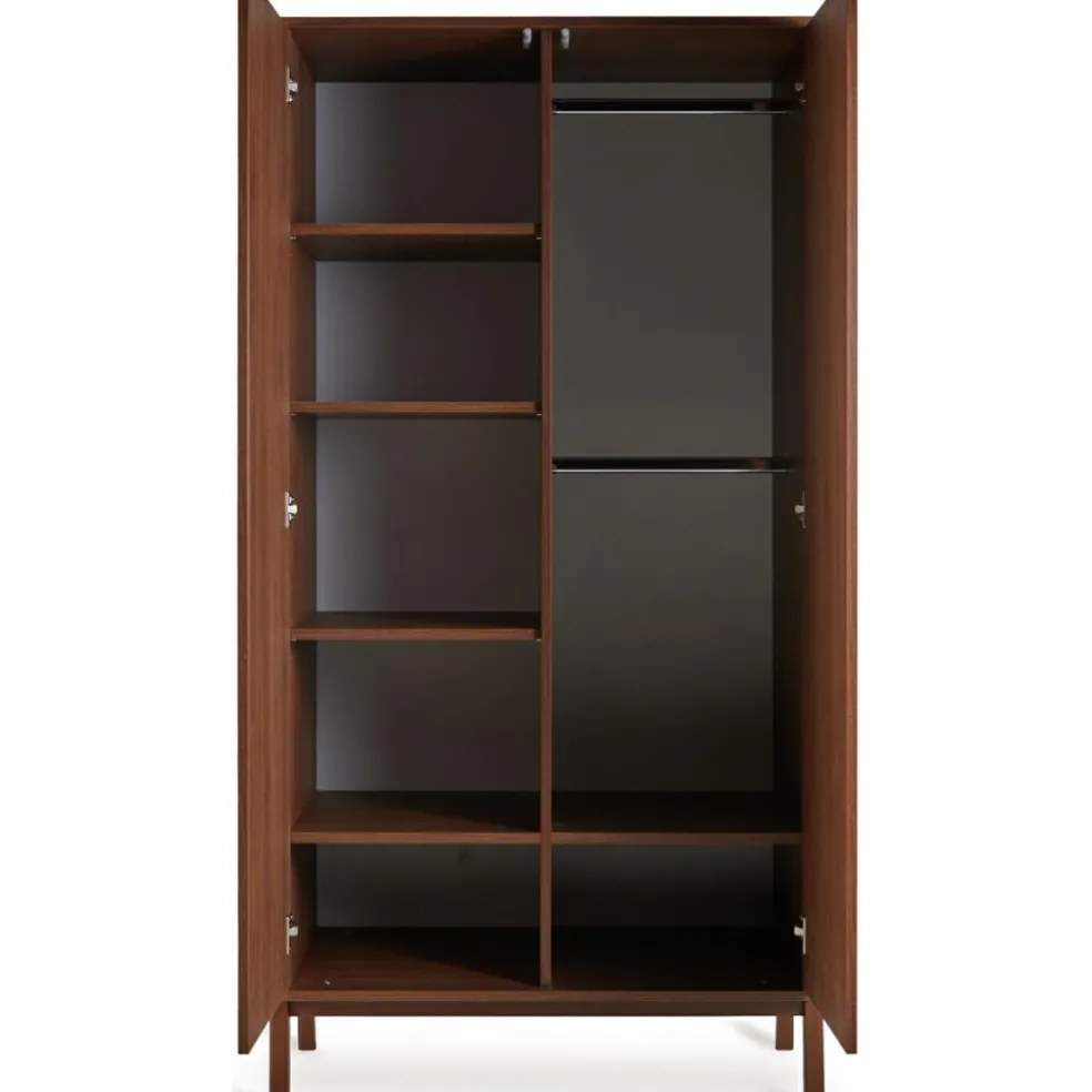 Armoire 2 portes Ashi Chestnut