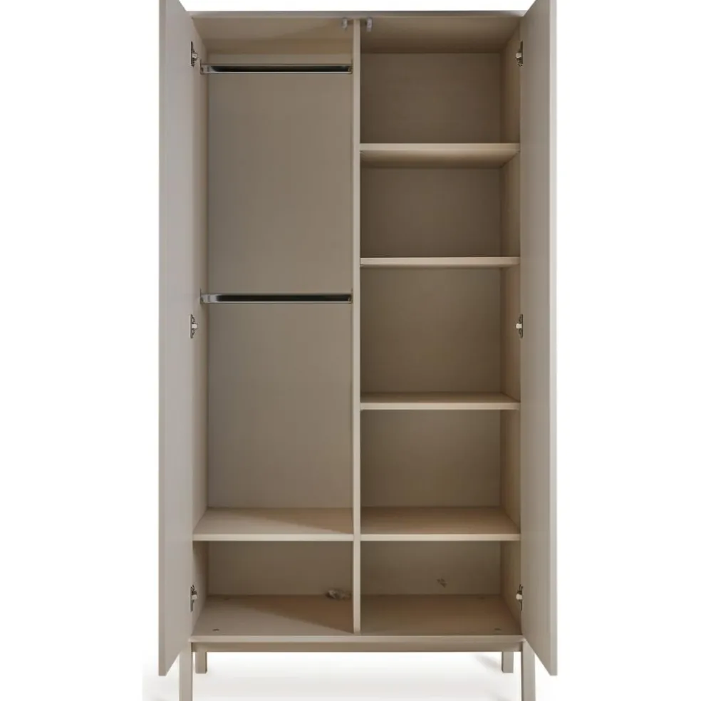 Armoire 2 portes Ashi Clay