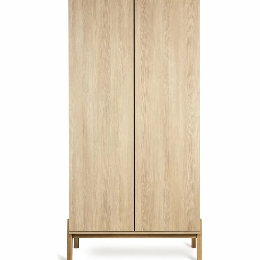Armoire 2 portes Ashi Honey Ash