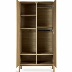 Armoire 2 portes Ashi Honey Ash
