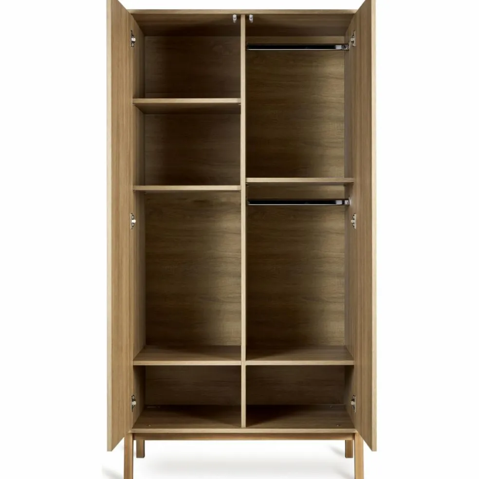Armoire 2 portes Ashi Honey Ash