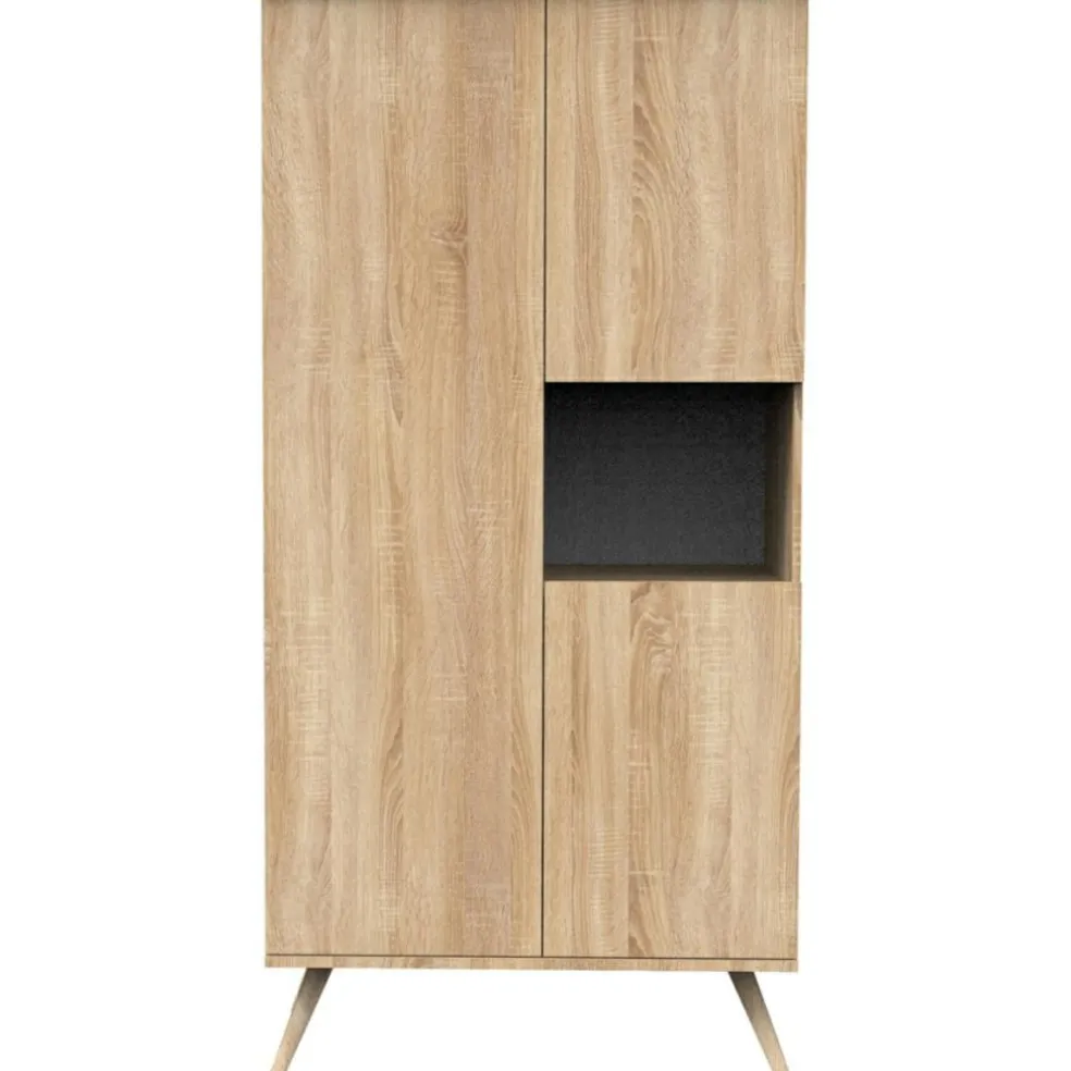 Armoire 3 portes et 1 niche Seventies