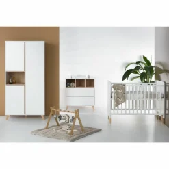 Armoire 2 portes Loft White