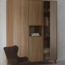 Armoire 3 portes Loft XL Honey Ash