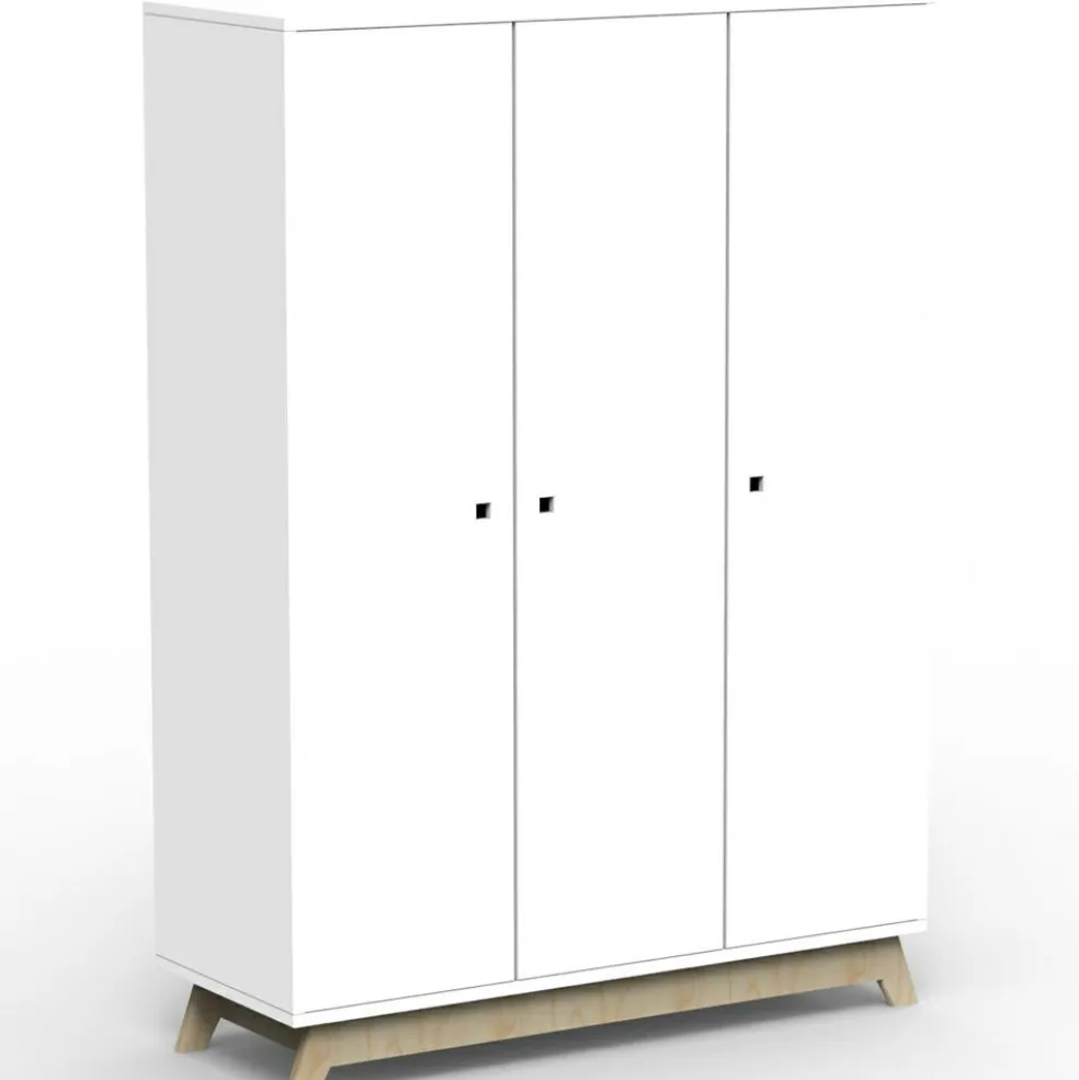 Armoire 3 portes Madavin (coloris au choix)